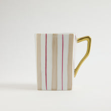  Cappuccino striped mug