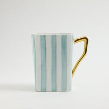  Celadon striped mug