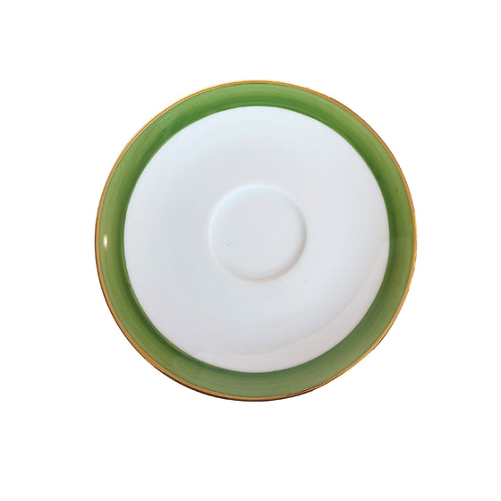 Green Striped Cup and saucer