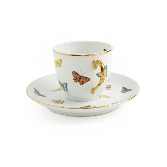 Spring cup and saucer