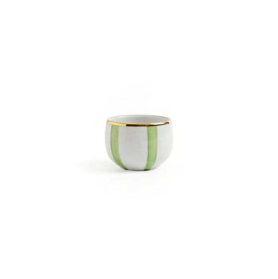 Green Striped Small bowl